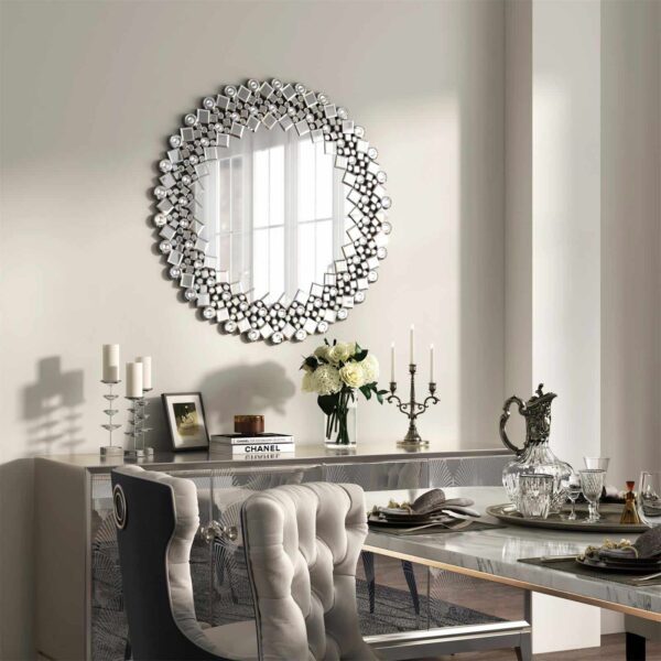 Round Decor Gorgeous Mirror