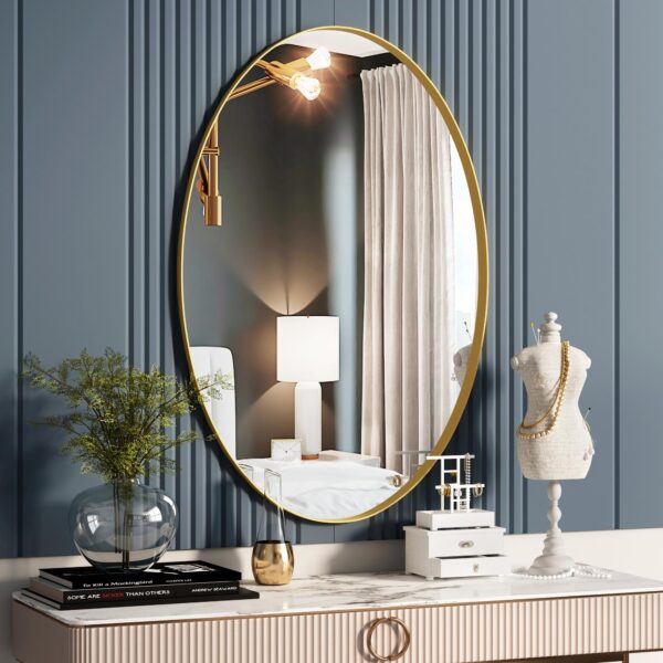 Gold Framed Vanity Mirror