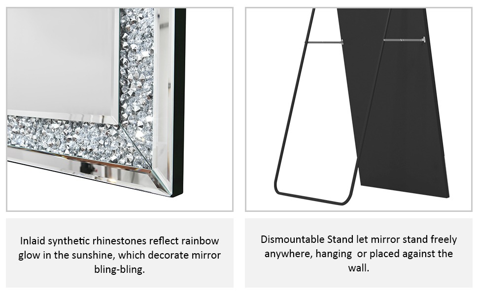 Crystal Full Length Mirror