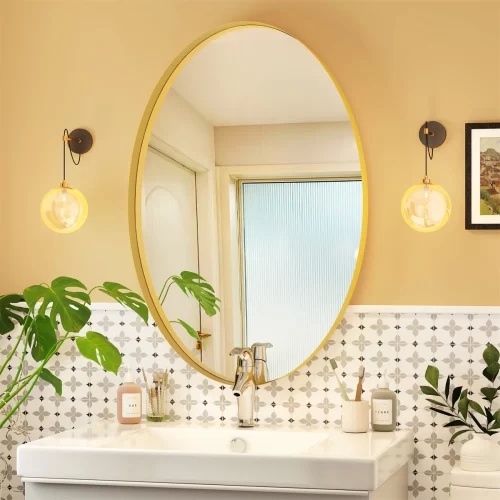 Gold Framed Vanity Mirror