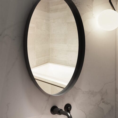 Black Matte Vanity Mirror